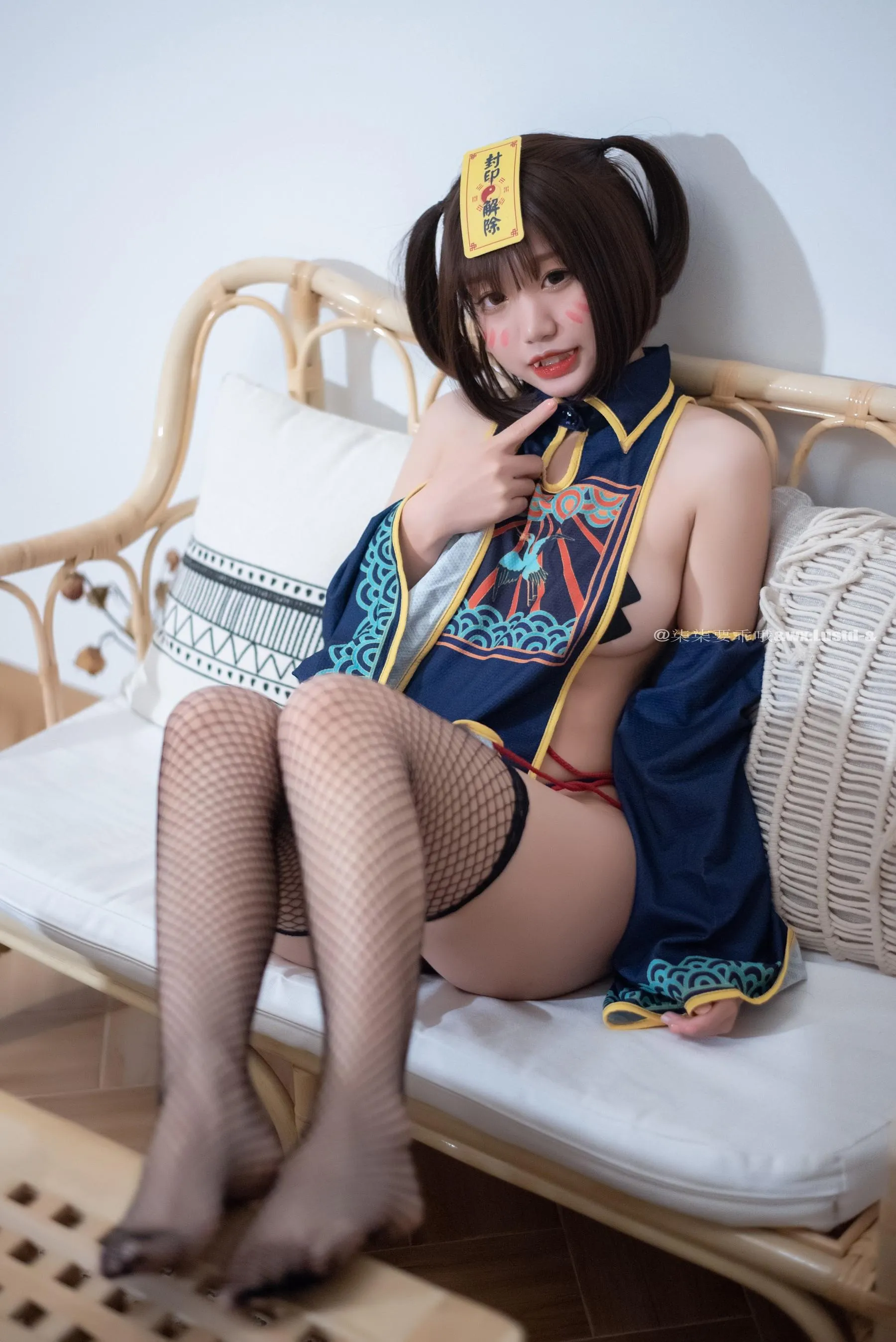 柒柒要乖哦 – NO.13 小僵尸 [46P]插图9
